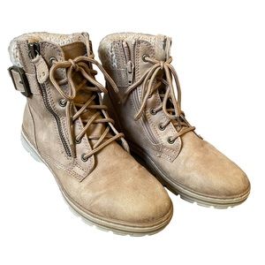 Cliffs by White Mountain Tan Ankle Kelsie Booties Size 7